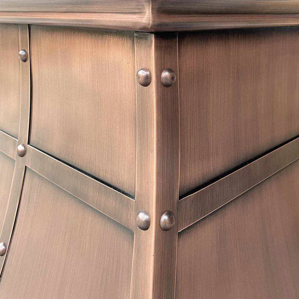 Fobest Wall Mount Copper Range Hood FCP-9-Copper Range Hood-Fobest