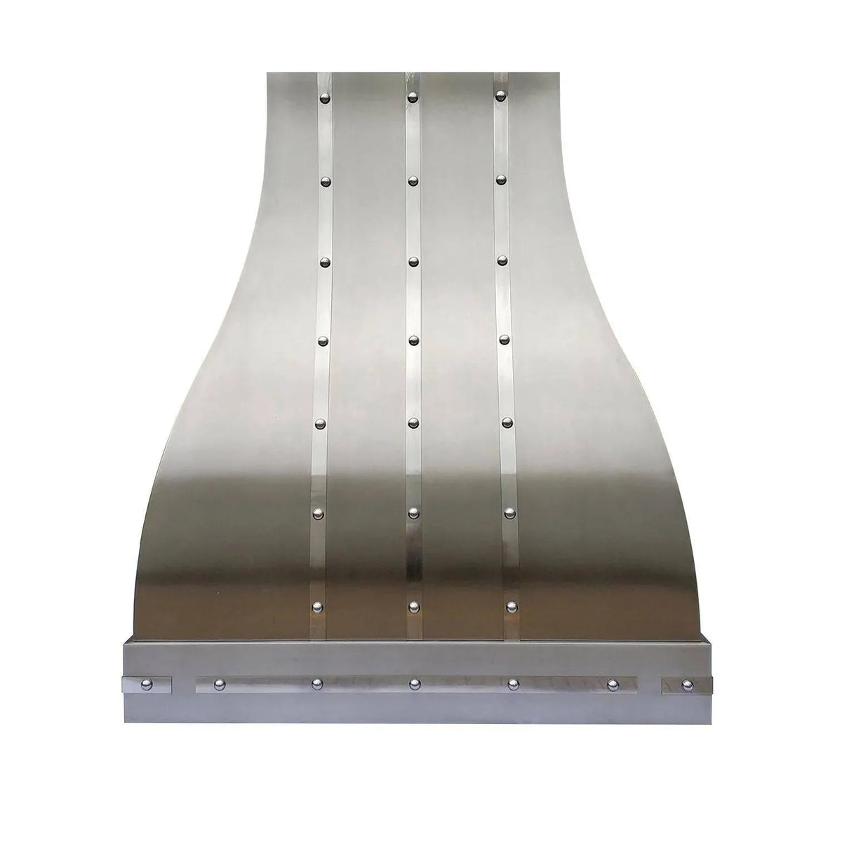 Fobest Wall Mounted Stainless Steel Kitchen Hood with Polish Band FSS-27-Stainless Steel Range Hood-Fobest