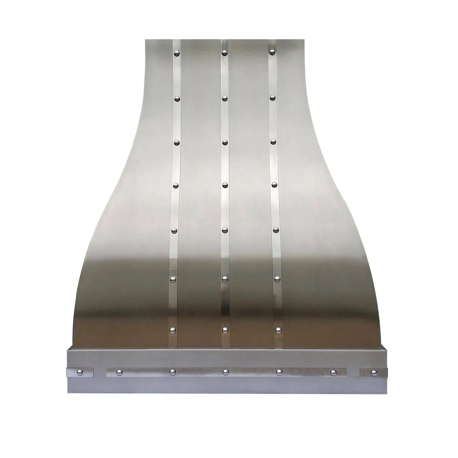 Fobest Wall Mounted Stainless Steel Kitchen Hood with Polish Band FSS-27-Stainless Steel Range Hood-Fobest