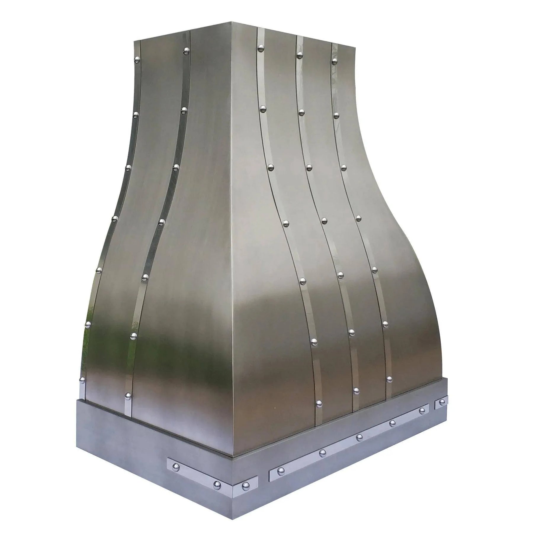 Fobest Wall Mounted Stainless Steel Kitchen Hood with Polish Band FSS-27-Stainless Steel Range Hood-Fobest