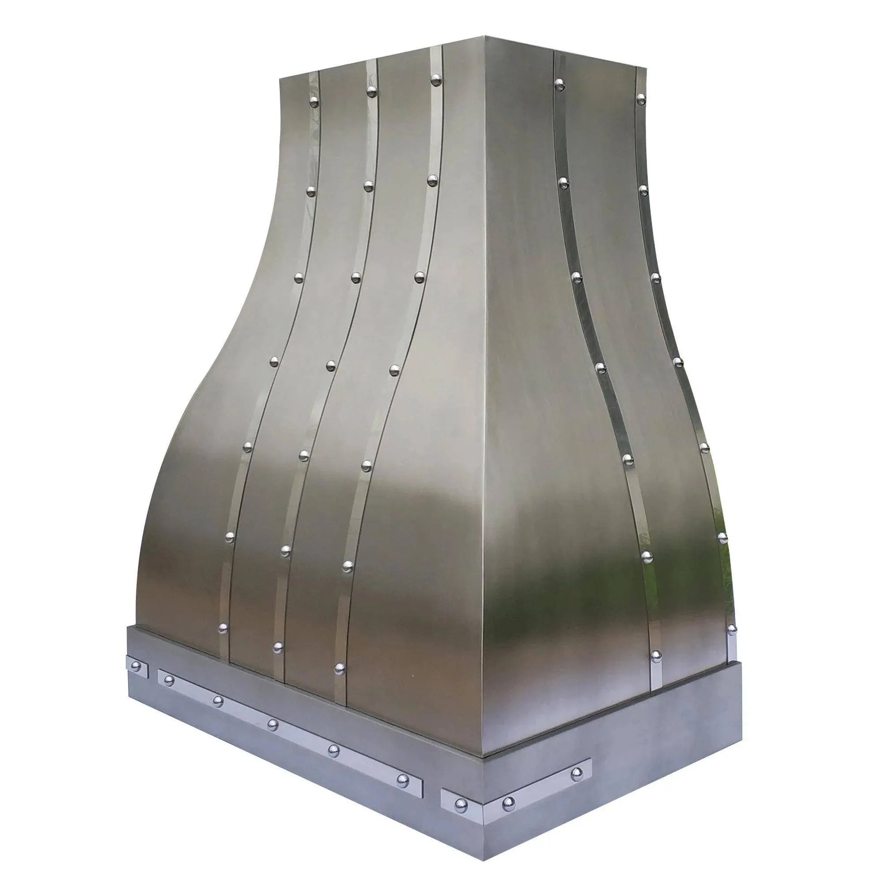 Fobest Wall Mounted Stainless Steel Kitchen Hood with Polish Band FSS-27-Stainless Steel Range Hood-Fobest