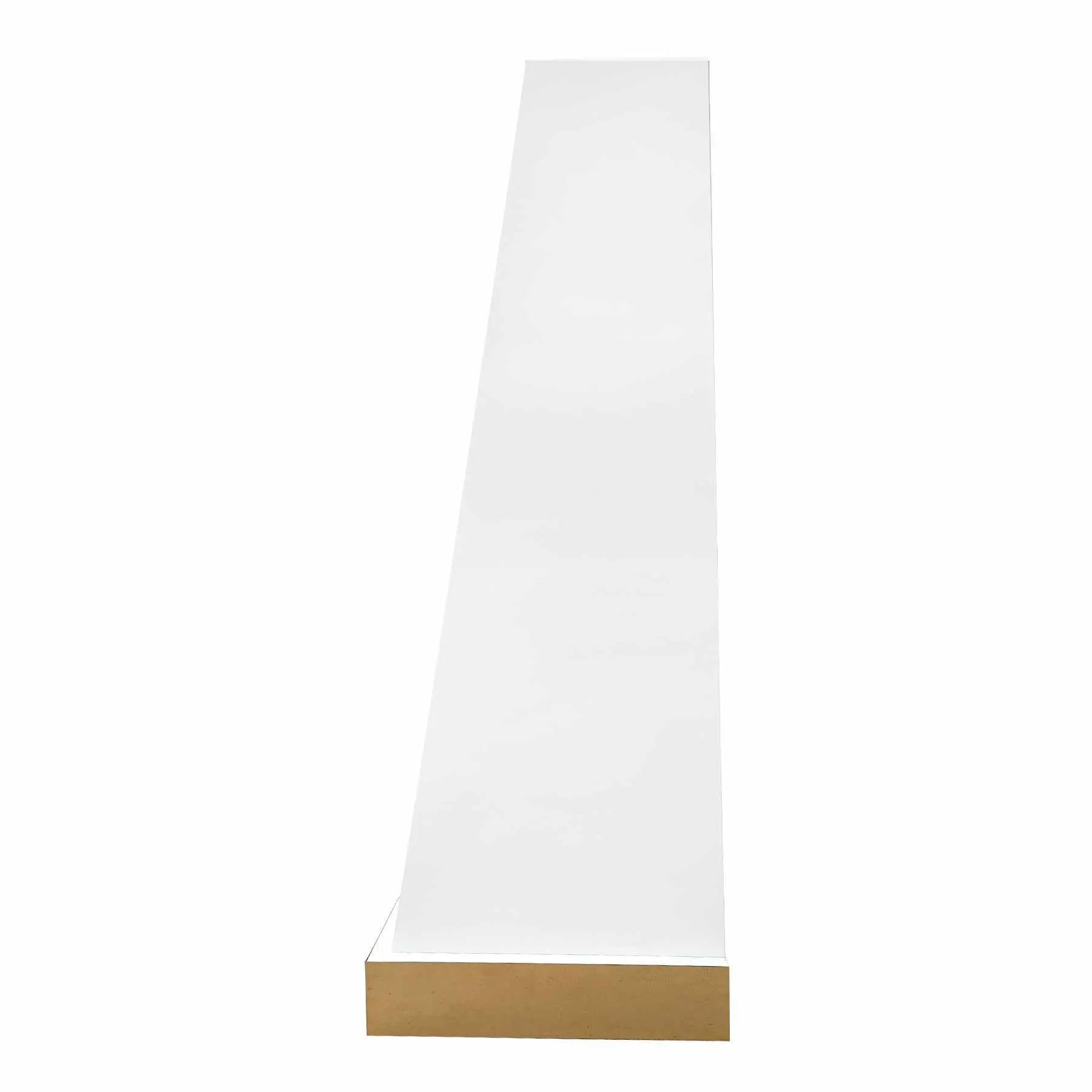 Fobest White Custom Kitchen Hood with polished brass accent FSS-176-Stainless Steel Range Hood-Fobest