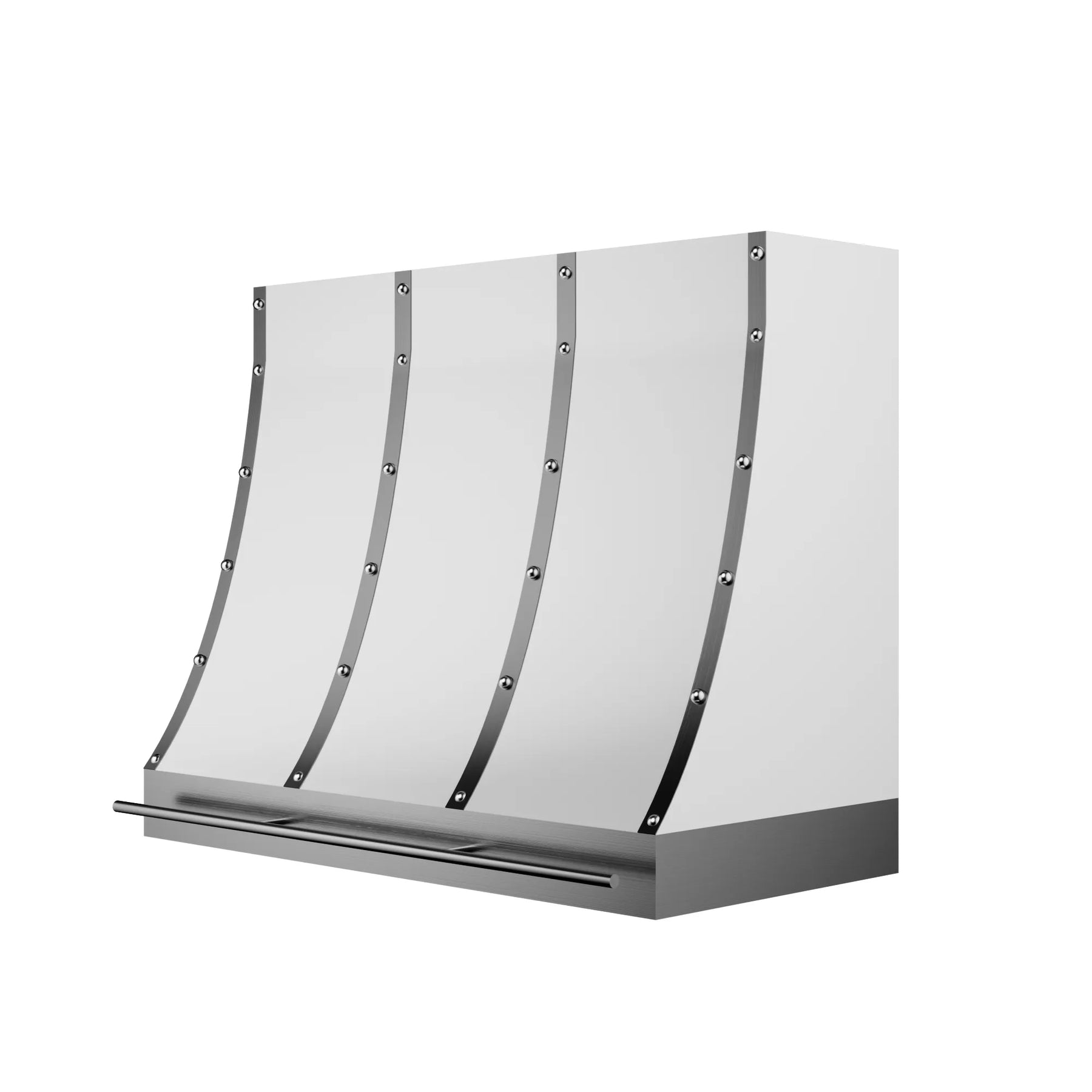 Fobest White Stainless Steel Range Hood with Pot Rail FSS-269-Stainless Steel Range Hood-Fobest