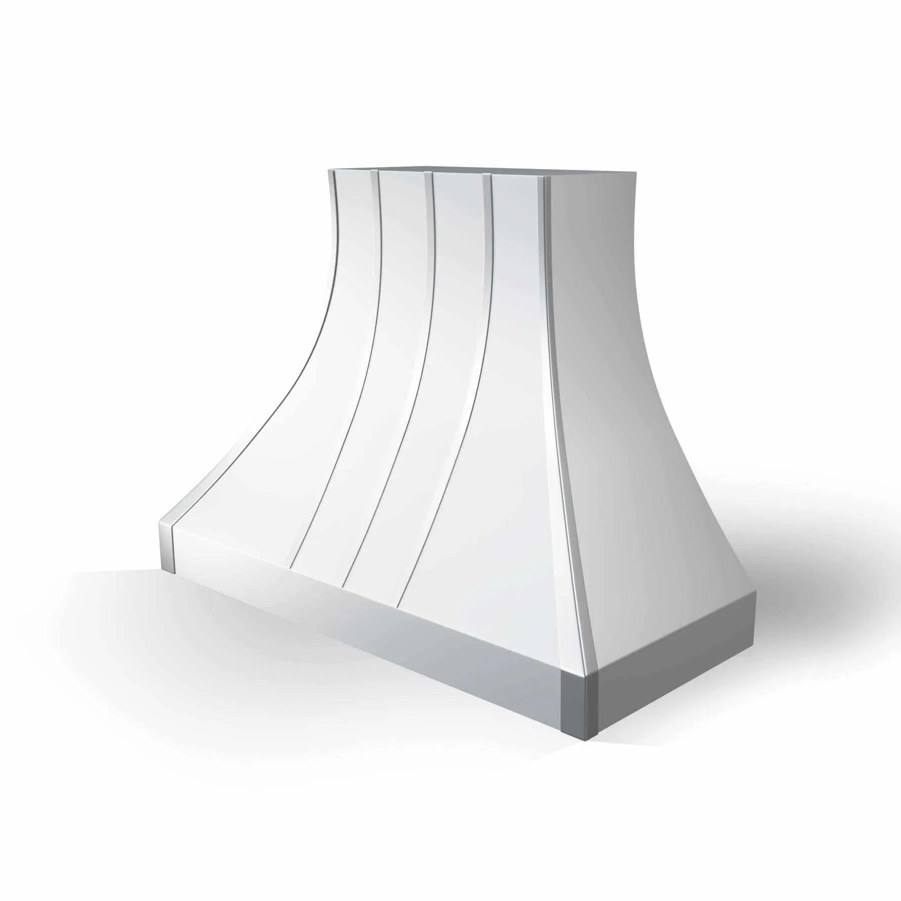 Fobest White Stainless Steel Range Hood with Straps FSS-294-Stainless Steel Range Hood-Fobest
