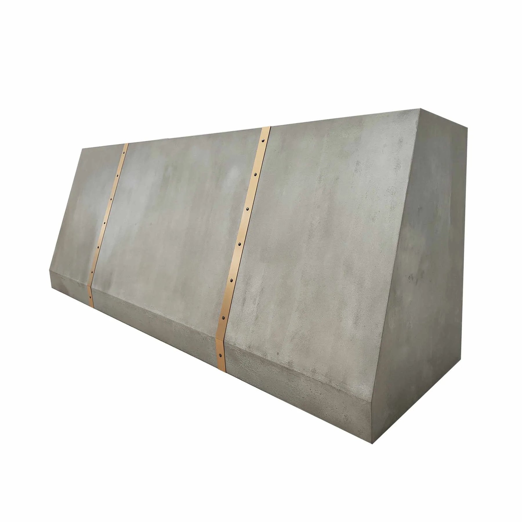 Fobest Zinc Range Hood with Brass Straps FSS-244-Stainless Steel Range Hood-Fobest