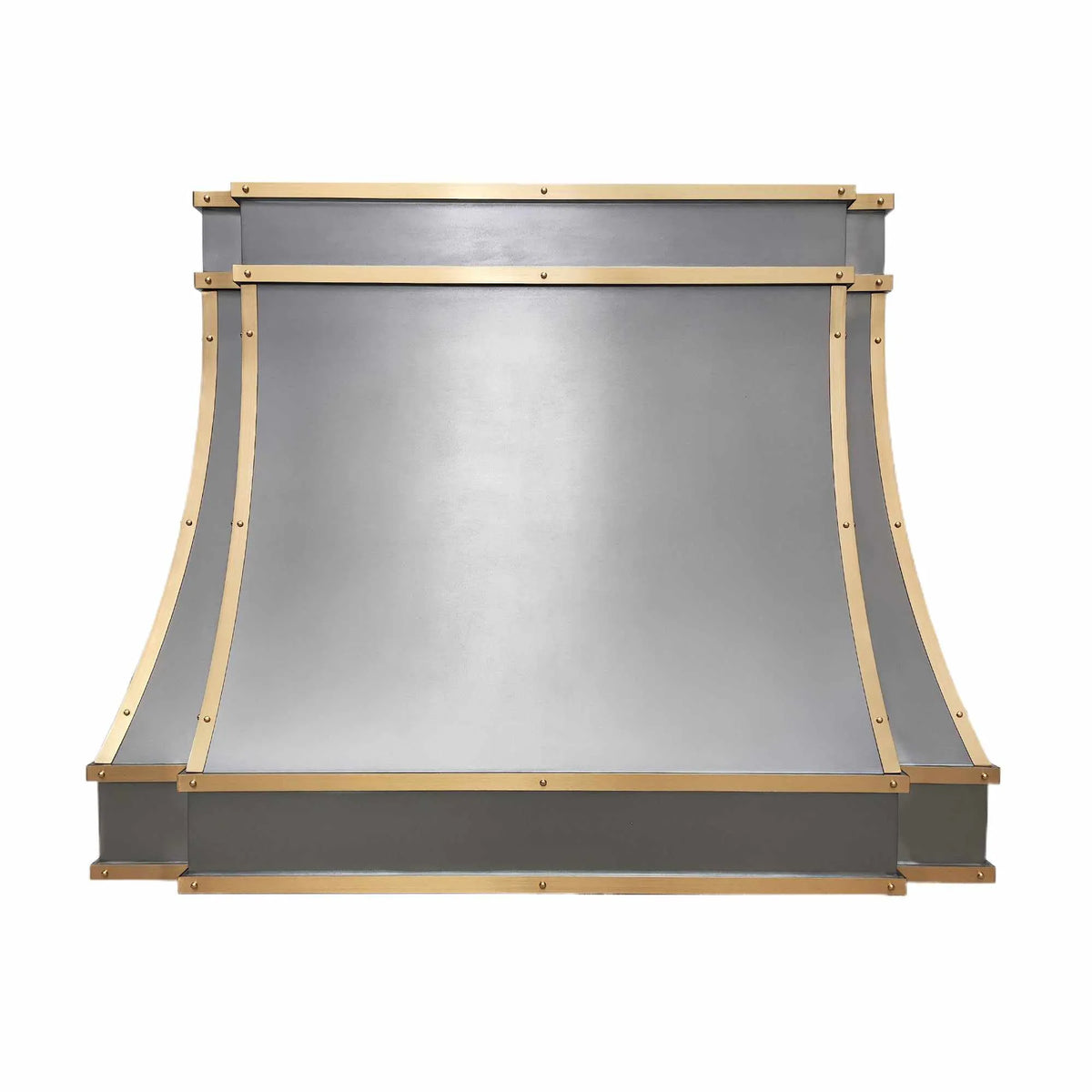 Fobest Zinc Range Hood with Brass Trims FSS-245-Stainless Steel Range Hood-Fobest