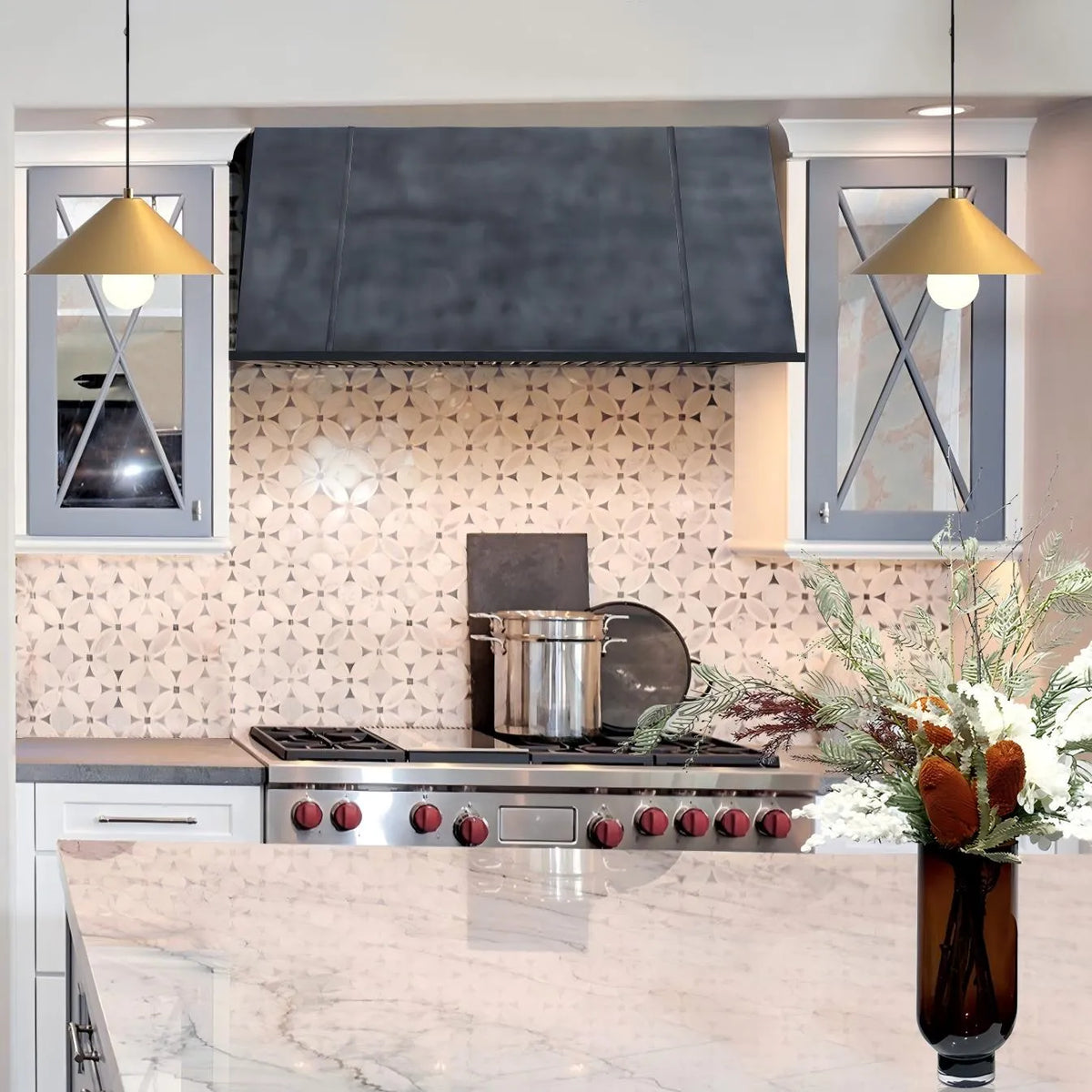 Fobest Zinc Vent Hood Wide Finish and Minimalist Linesn FSS-392-Stainless Steel Range Hood-Fobest
