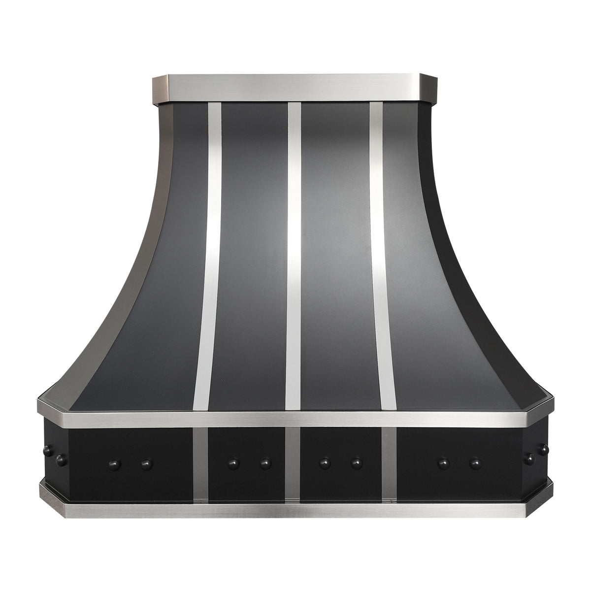 Fobest Black Kitchen Range Hood Stainless Steel with Trim FSS-489