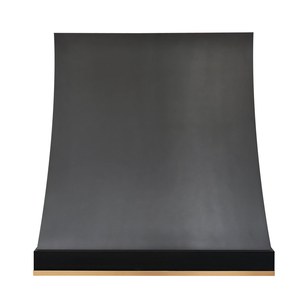 Fobest Black Metal Range Hood with brass bottom FSS-180