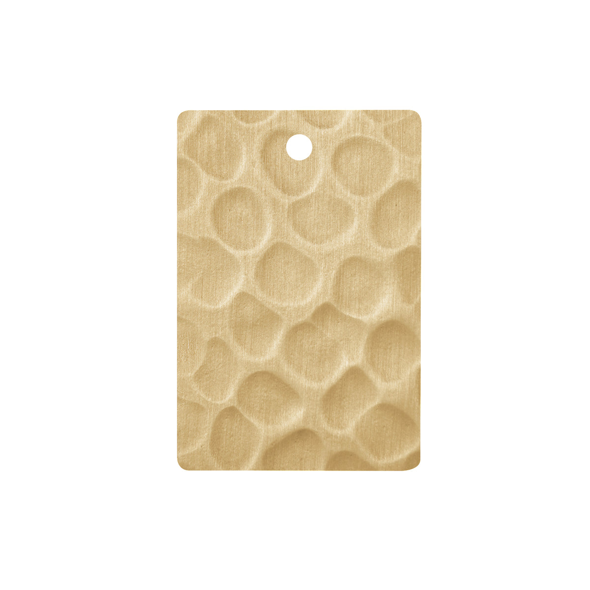 Fobest Brass Color Sample with Beehive Hammered Texture