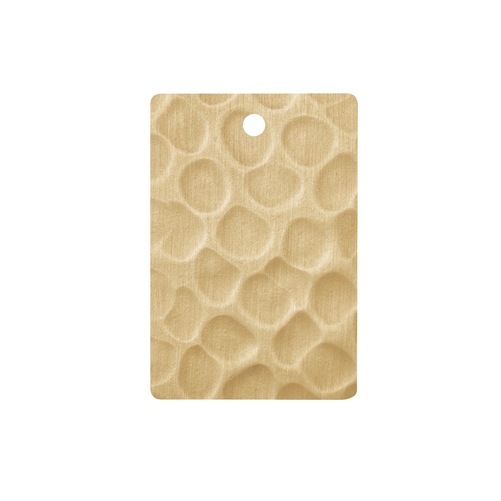 Fobest Brass Color Sample with Beehive Hammered Texture