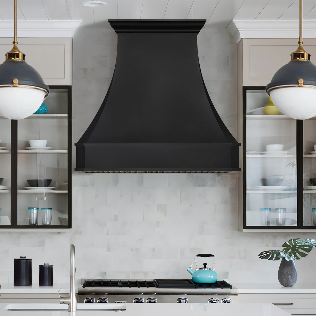 Fobest Curved Custom Stainless Steel Kitchen Hood FSS-72