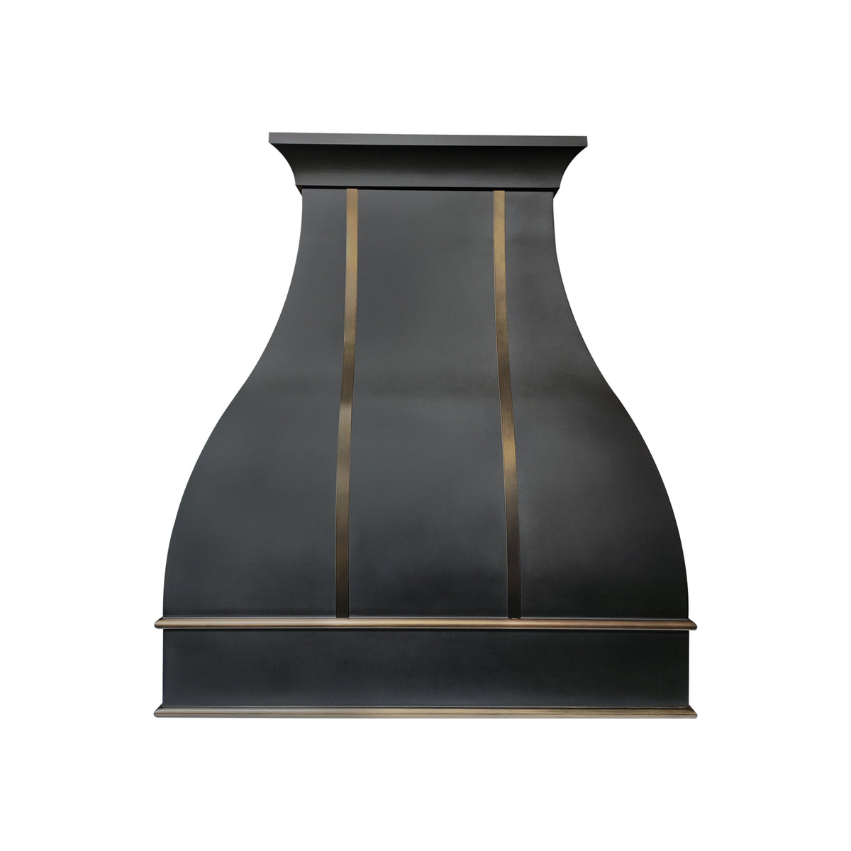 Fobest Custom Black Stainless Steel Metal Range Hood in Bell Shape FSS-687
