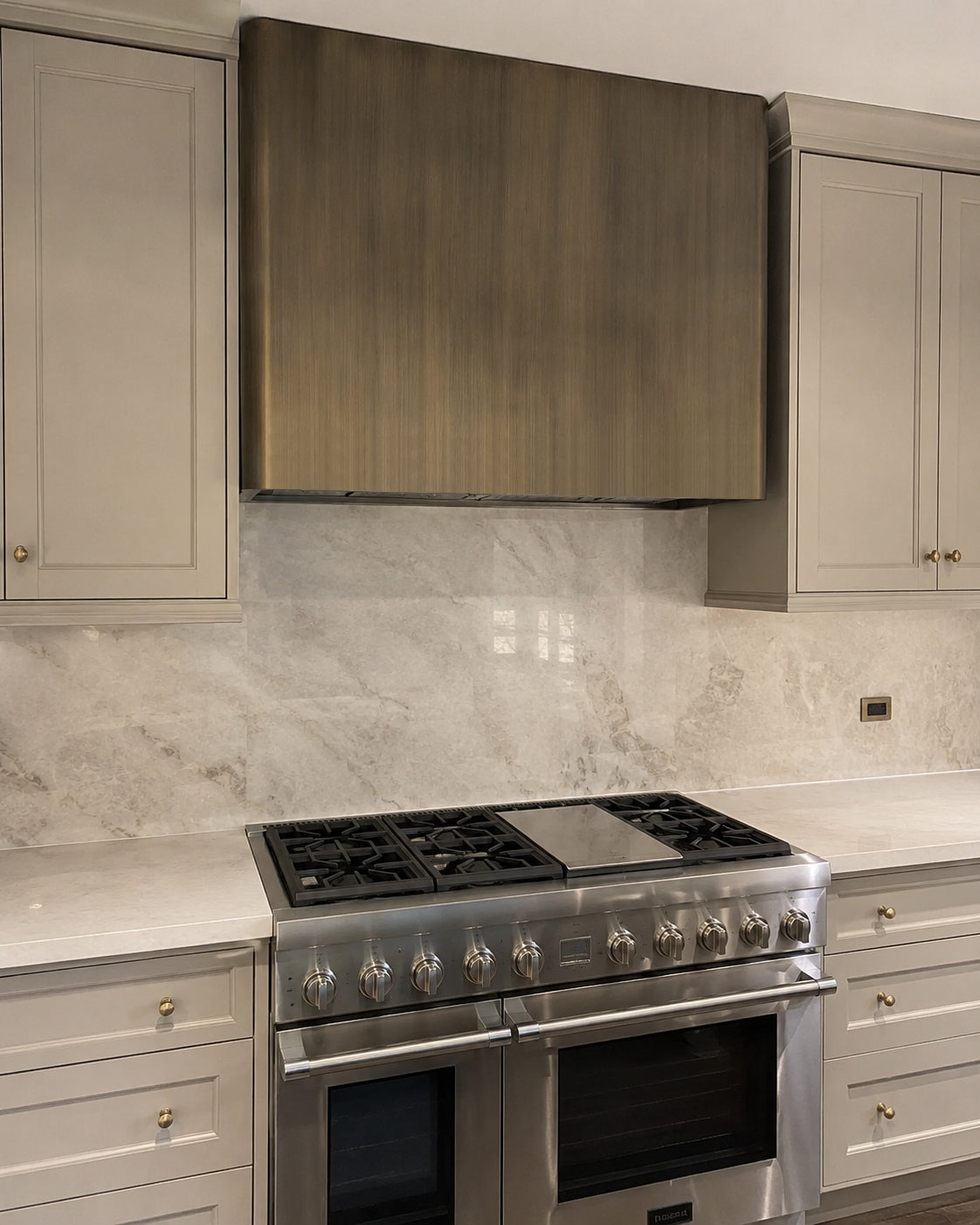 Fobest Custom Box Aged Brass Range Hood FSS-585
