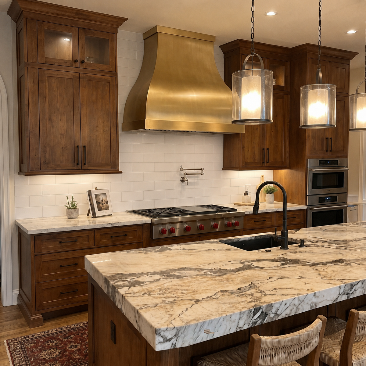 Fobest Custom Brass Range Hood with Bell Shape FSS-194
