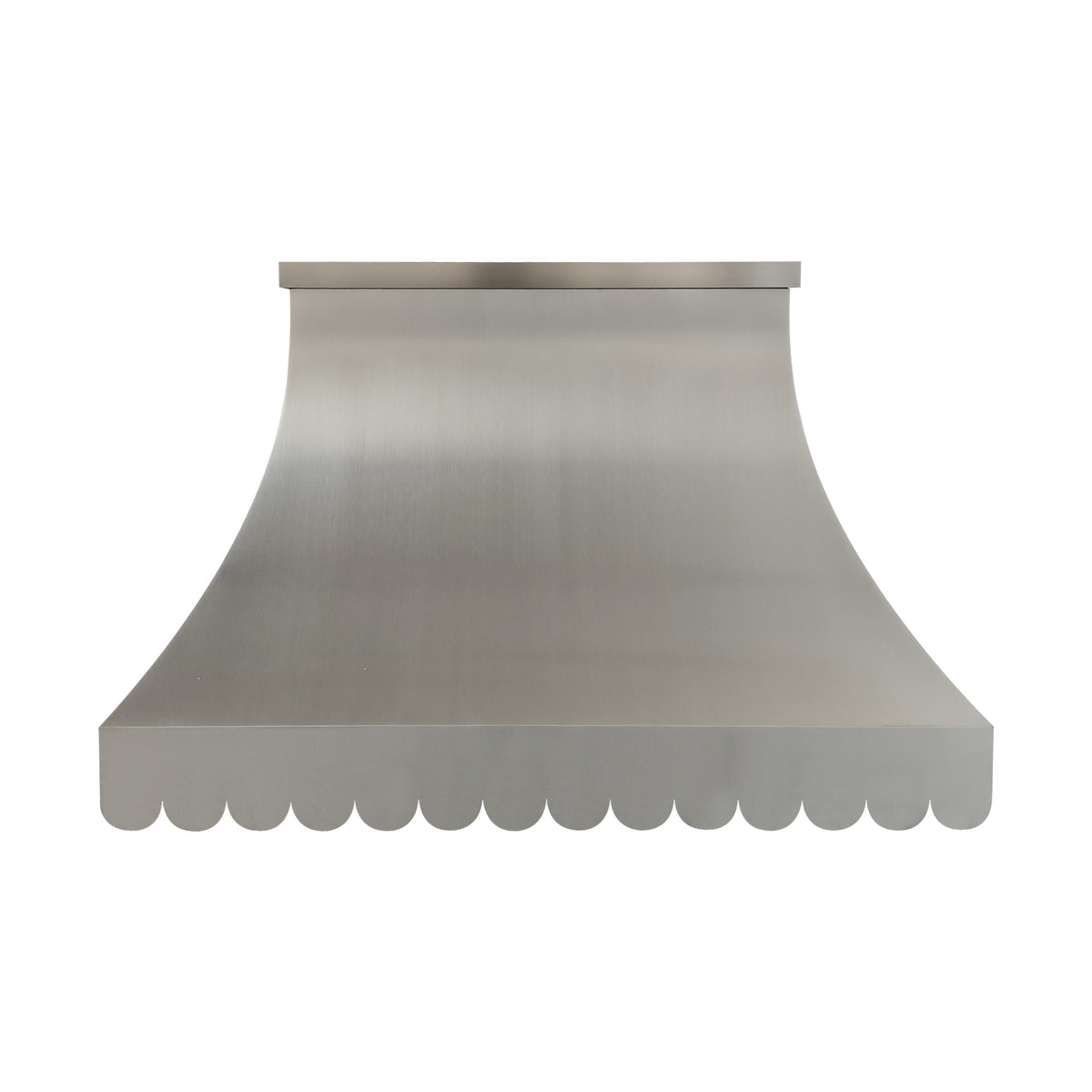Fobest Custom Brushed Stainless Steel Metal Range Hood with Wave Design FSS-688