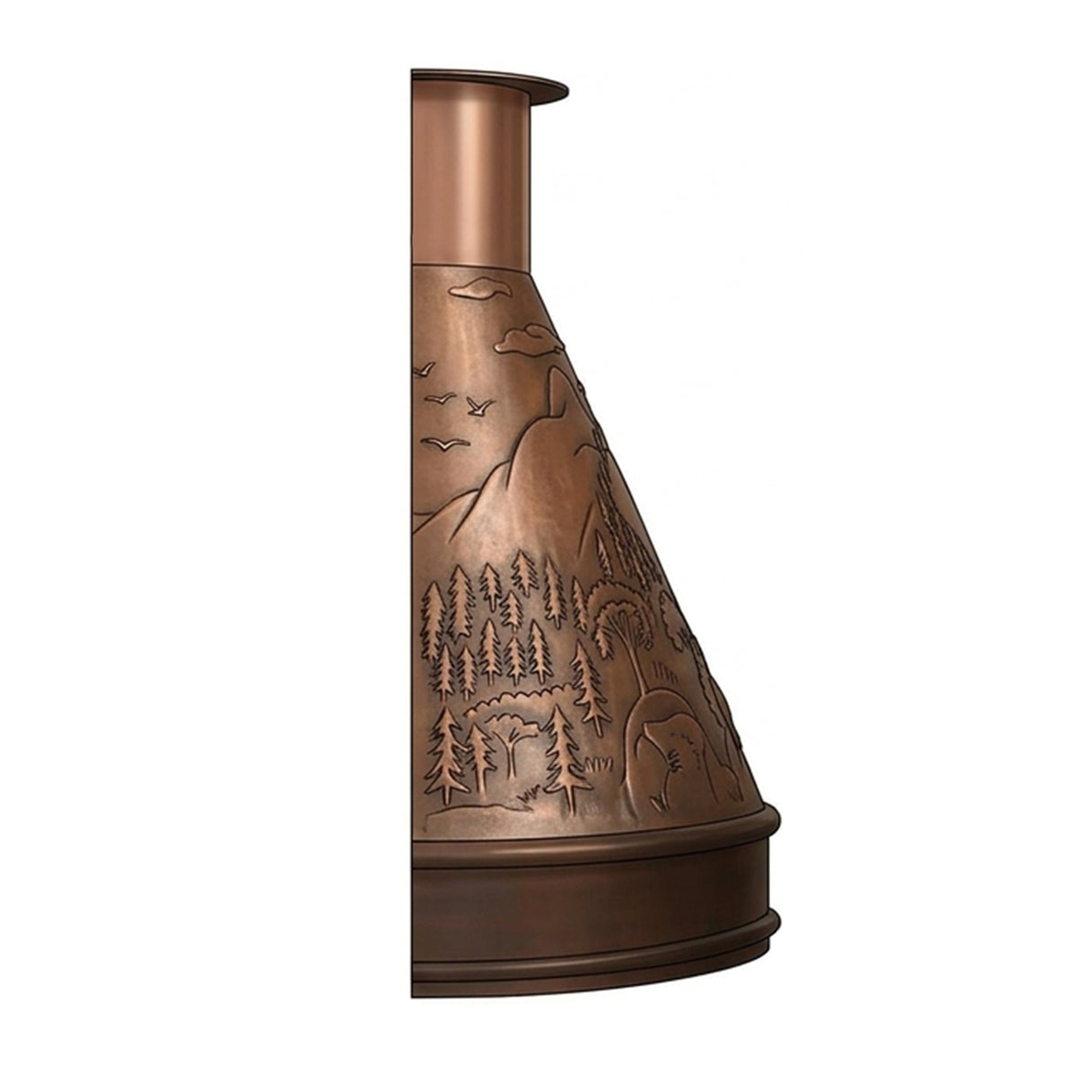 Fobest Custom Climb Copper Range Hood FCP-400