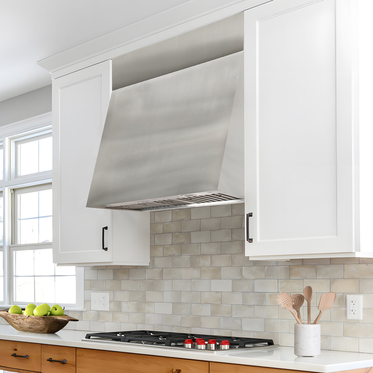 Fobest Custom Durable Brushed Stainless Steel Range Hood with Sleek Shape FSS-576
