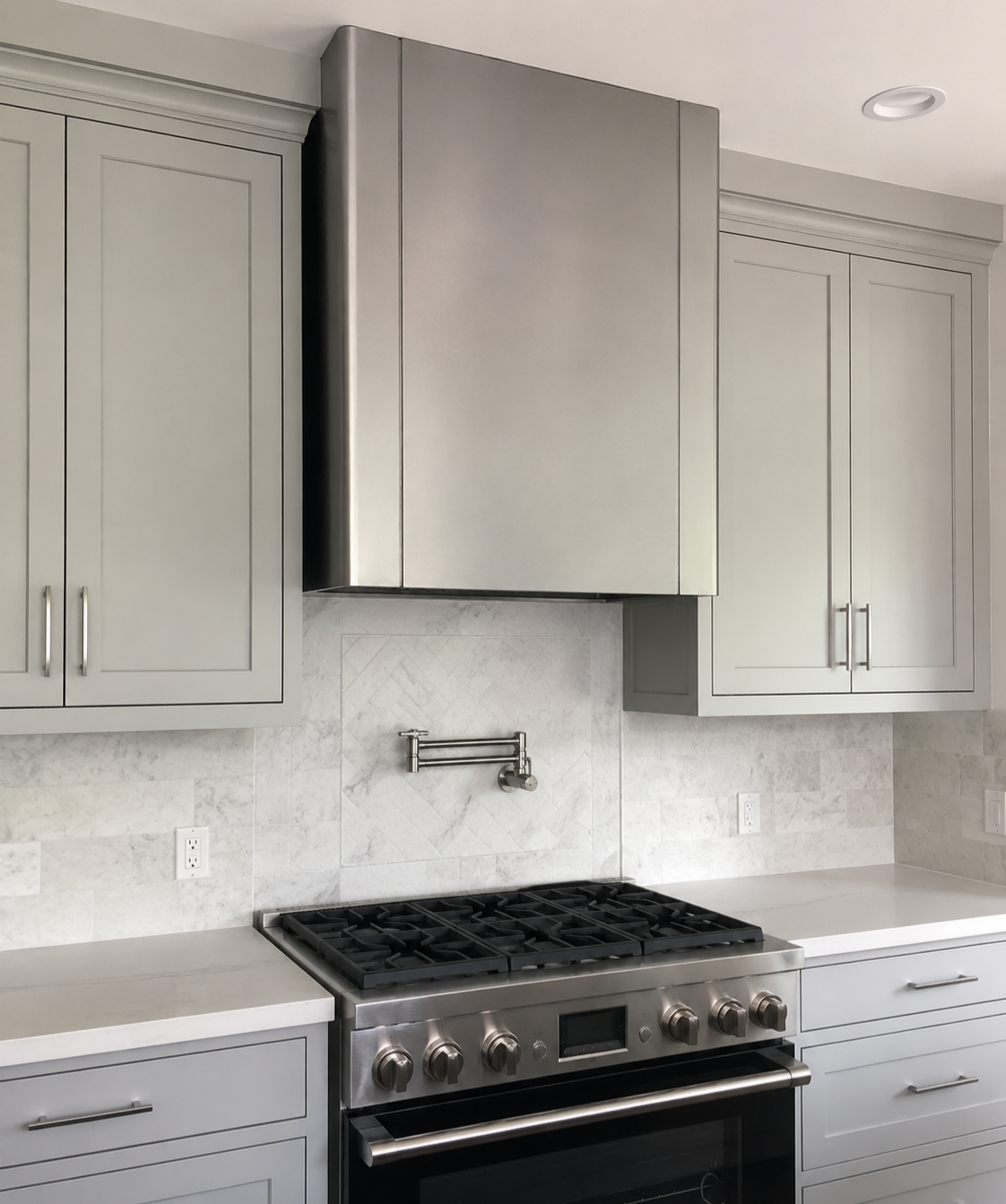 Fobest Custom Matte Stainless Steel Modern Kitchen Range Hood FSS-564