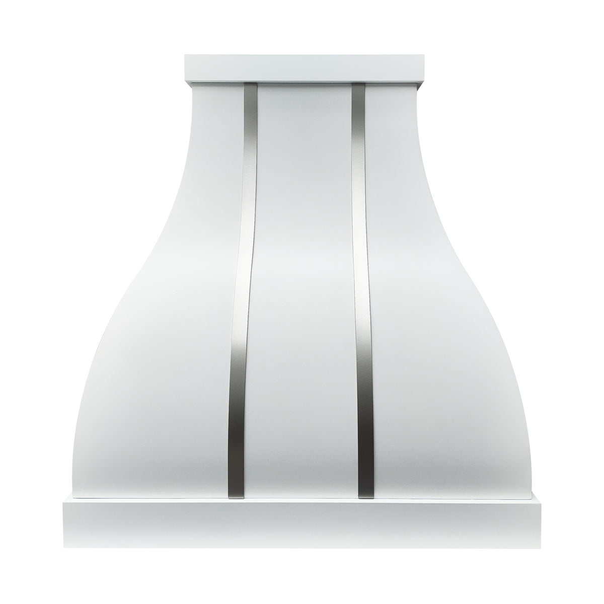 Fobest Custom Matte White Bell-Shaped Range Hood FSS-582