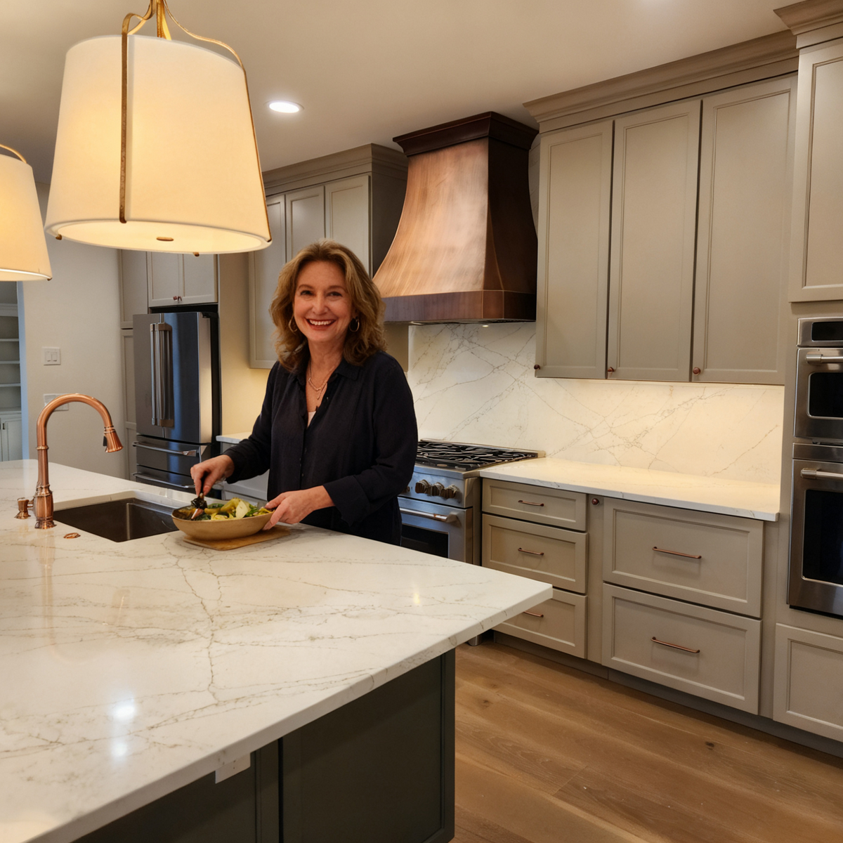 Fobest Custom Antique Copper Range Hood FCP-35