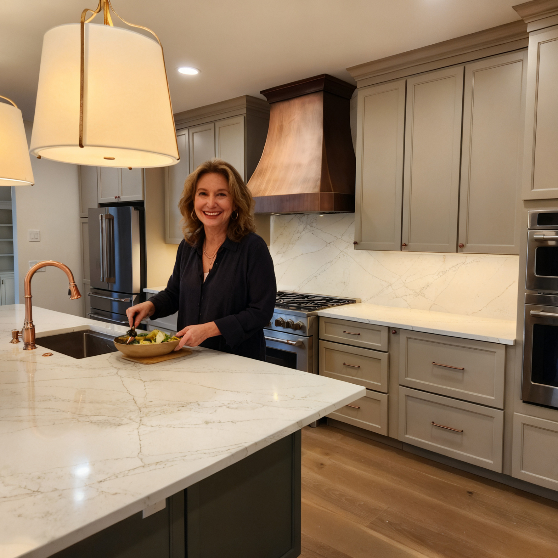 Fobest Custom Antique Copper Range Hood FCP-35