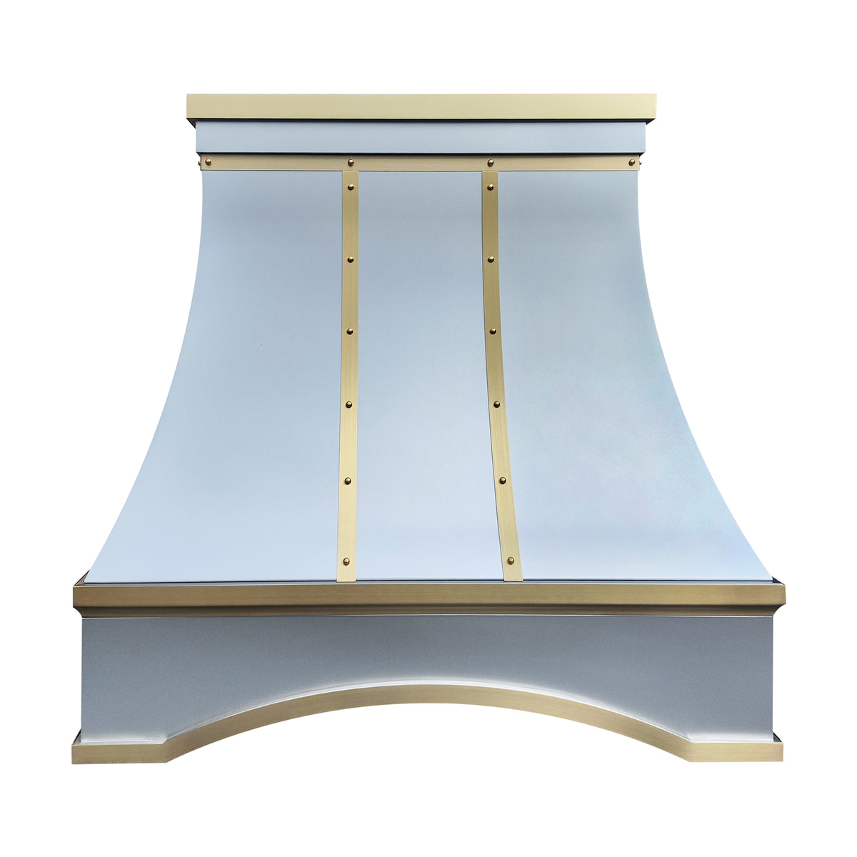 Fobest Custom Range Hood in Matte Stainless Steel with Arched Design FSS-580