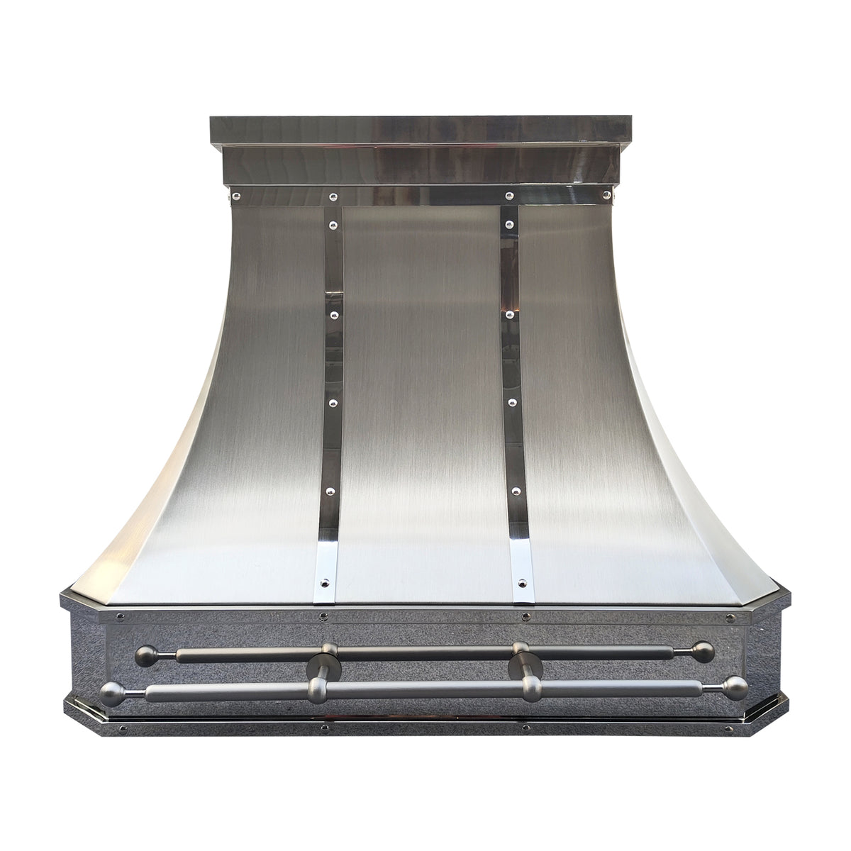 Fobest Custom Stainless Steel Kitchen Range Hoods with Mirror Highlights FSS-537