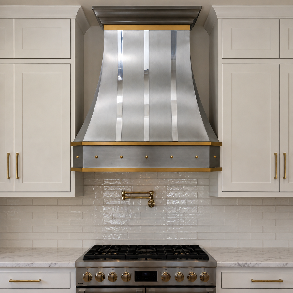 Fobest Custom Stainless Steel Range Hood with Cross Straps FSS-152
