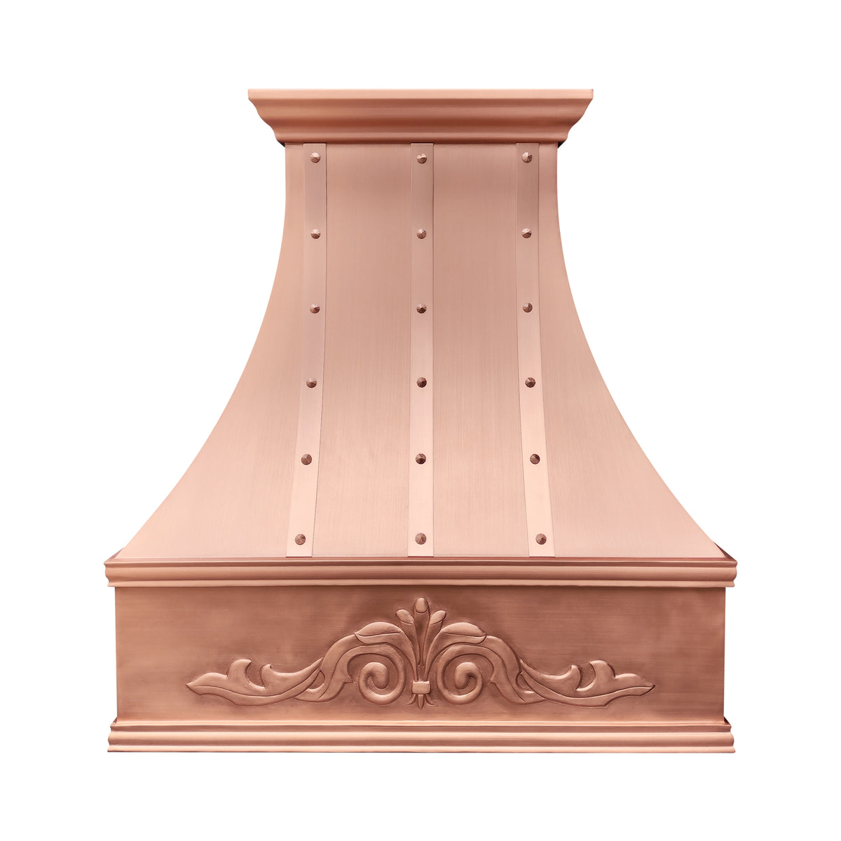 Fobest Custom Statement Copper Range Hood with Apron Design – FCP-359