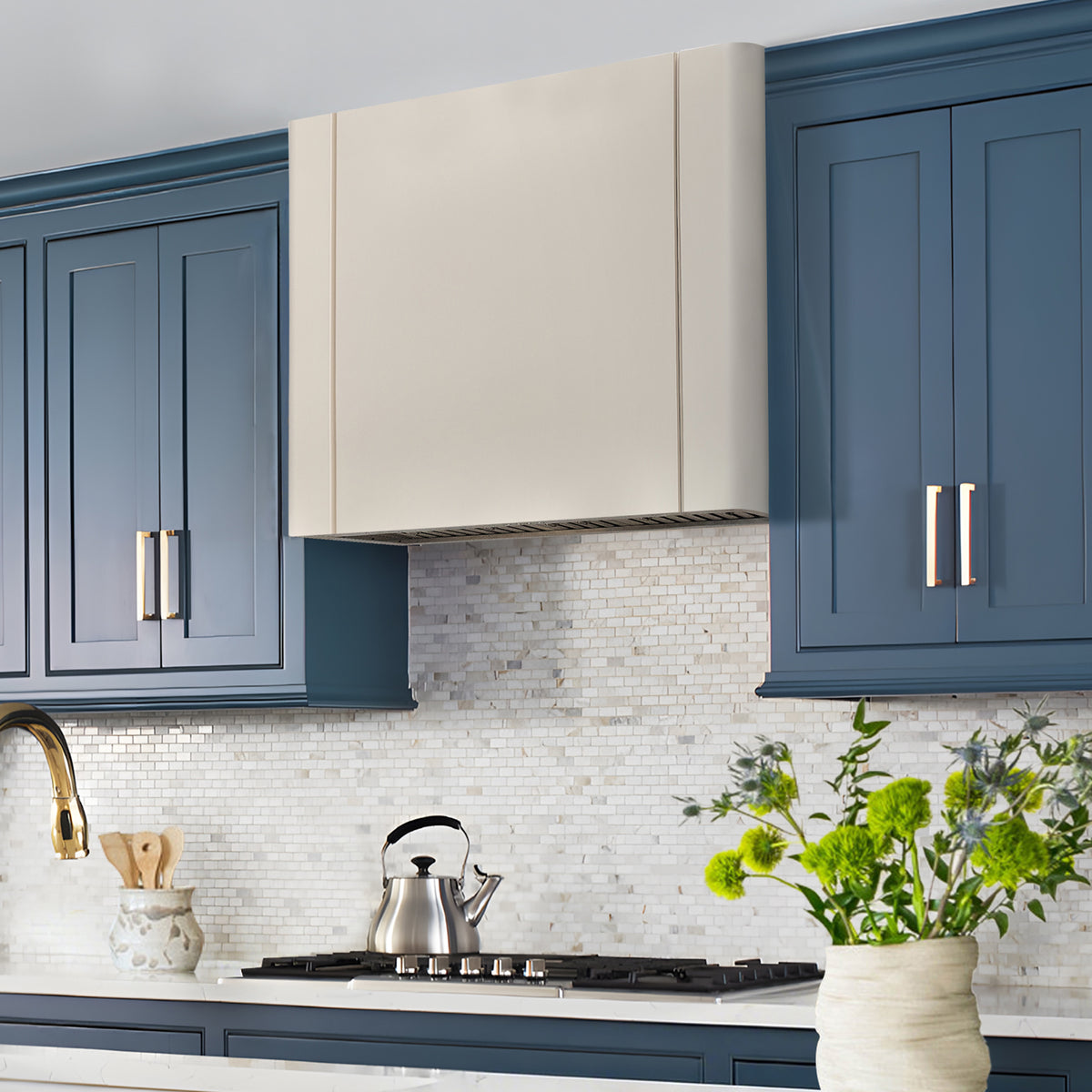 Fobest Custom White Stainless Steel Range Hood with Modern Box Design FSS-620