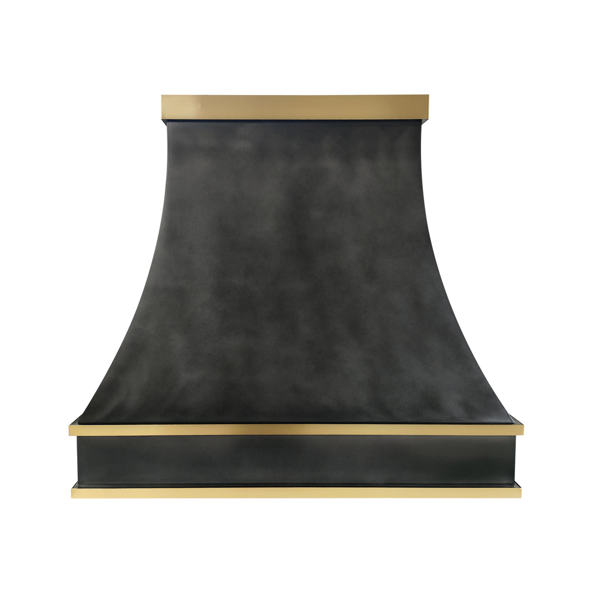 Fobest Custom Zinc Range Hood with Brass Decor FSS-673