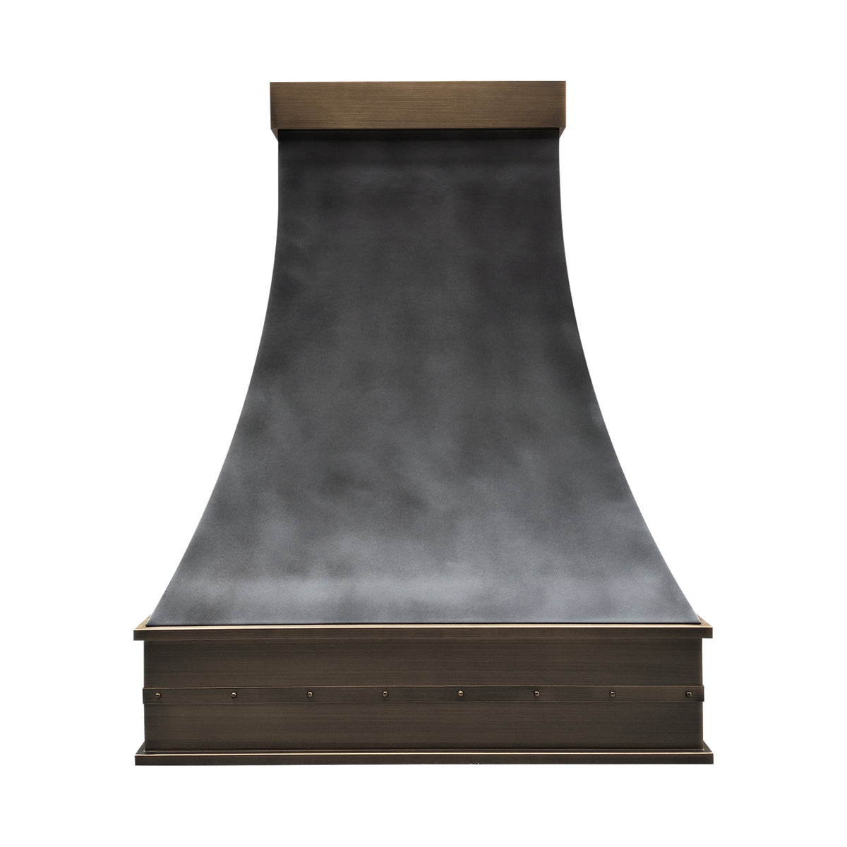 Fobest Modern Zinc Custom Hoods with Brass Accent FSS-540