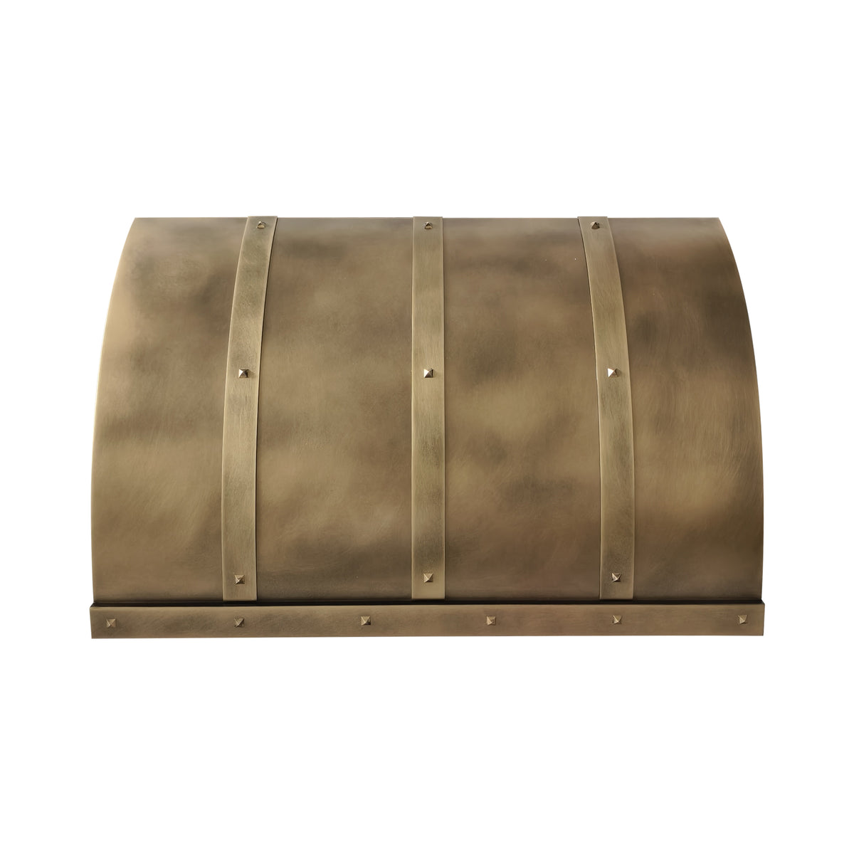 Fobest Retro Brass Range Hood with Square Rivets FSS-717