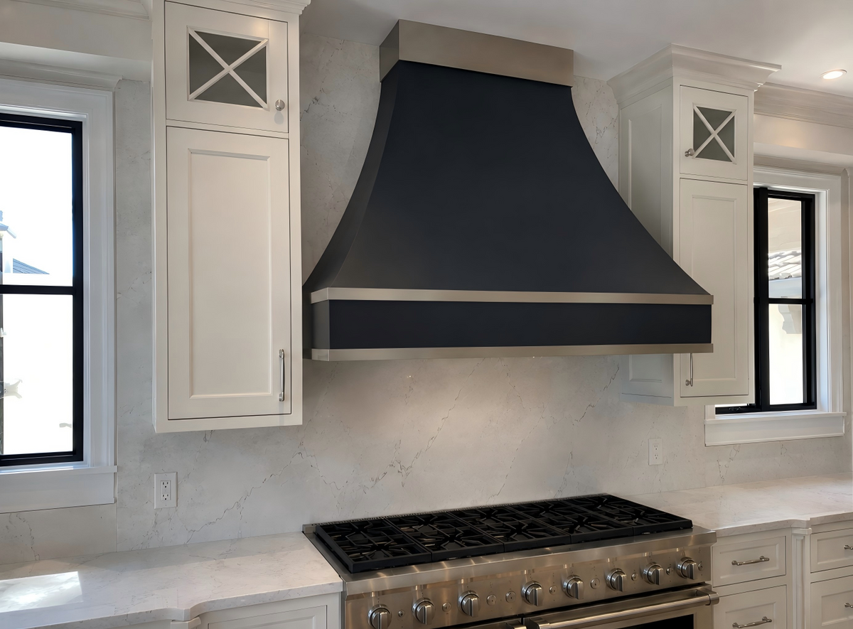 Fobest Stainless Steel Custom Kitchen Hood with Bands FSS-343