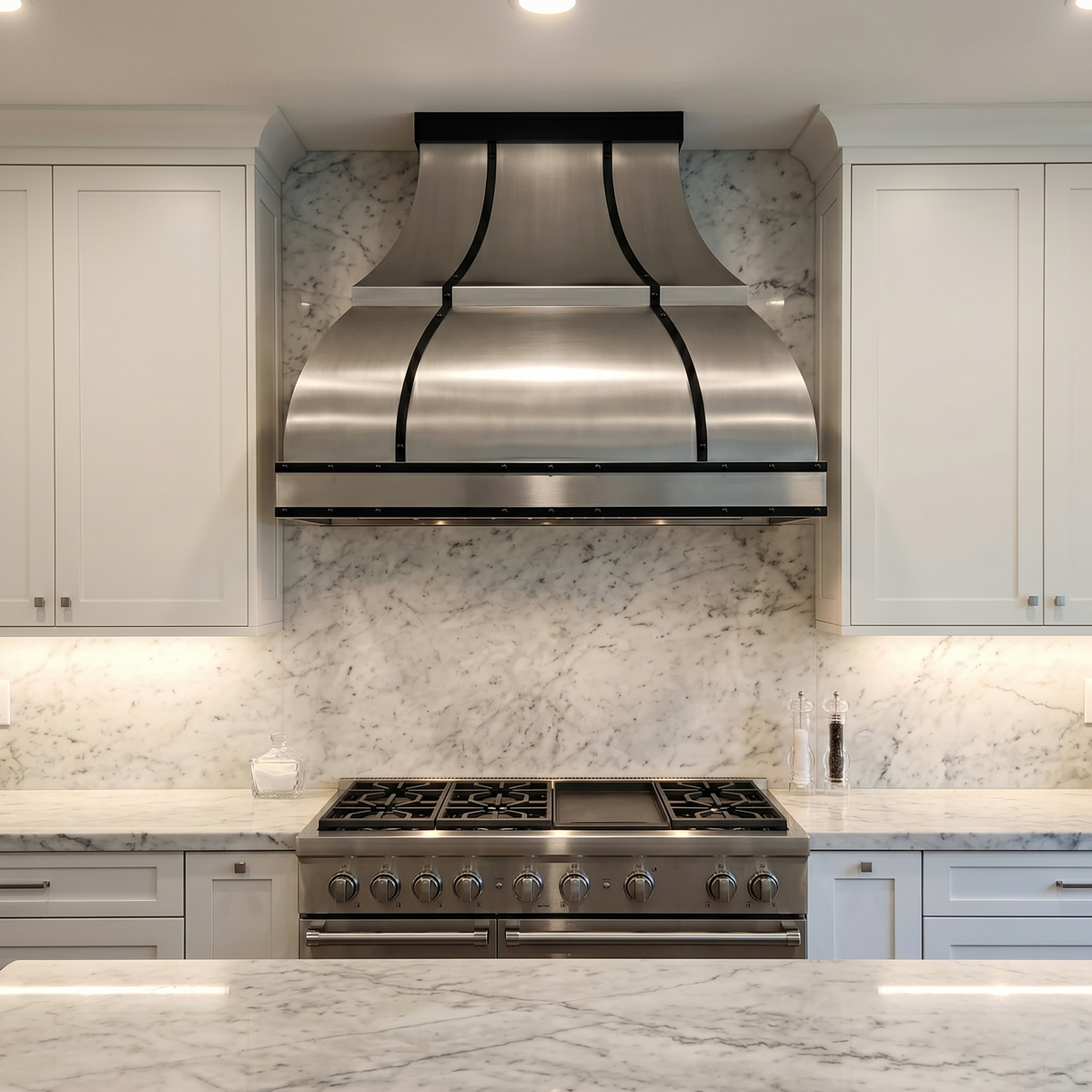 Fobest Stainless Steel Range Hood with Black Accent FSS-277