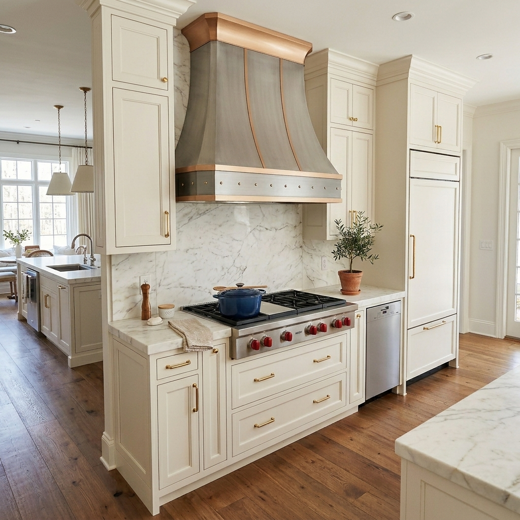 Fobest Stainless Steel Range Hood with Brass Crown FSS-295
