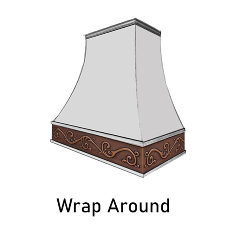 Fobest custom range hood handmade apron placement