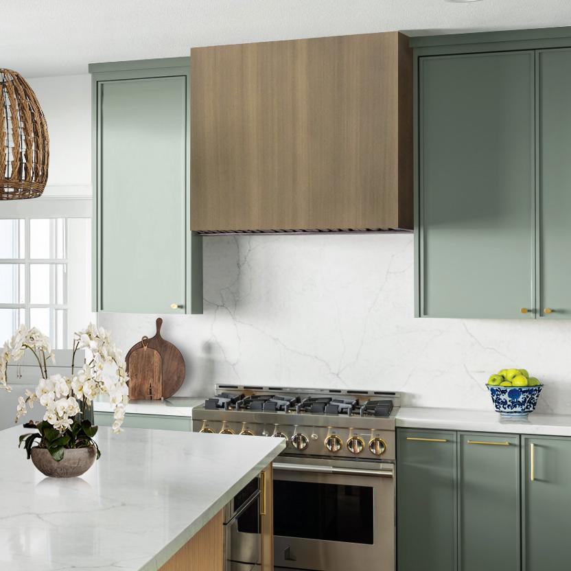 Fobest Instock Brass Range Hood FSS-132 (30"W x 24"D x 27"H)