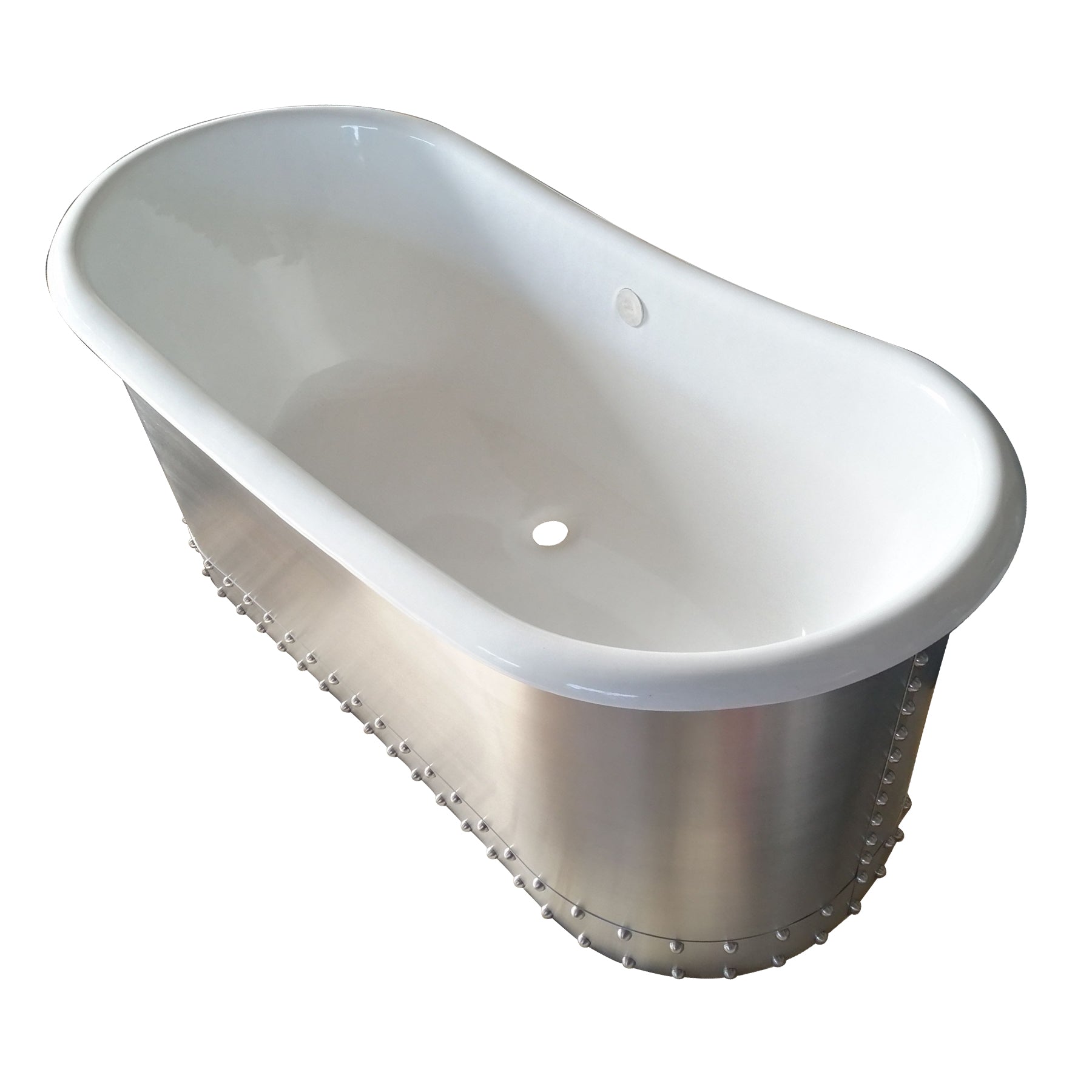 Fobest Handcrafted Cast Iron Custom Stainless Steel Bathtub FSBT-1 - Fobest Appliance
