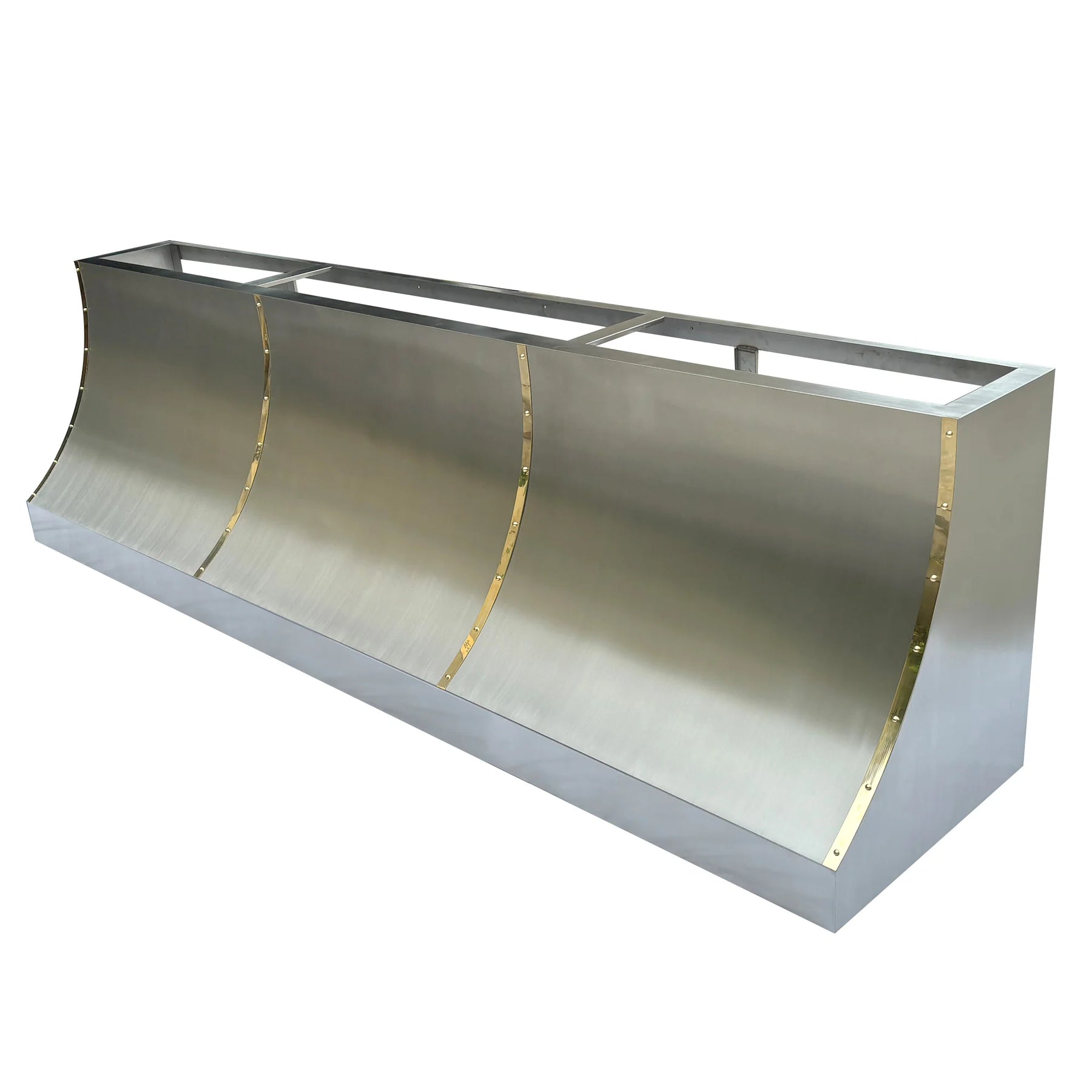 Fobest Instock Stainless Steel Range Hood FSS-130 (109"W x 30"H x 24"D)