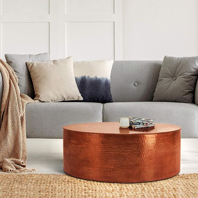 Fobest Vintage Copper Coffee Table FCT-7