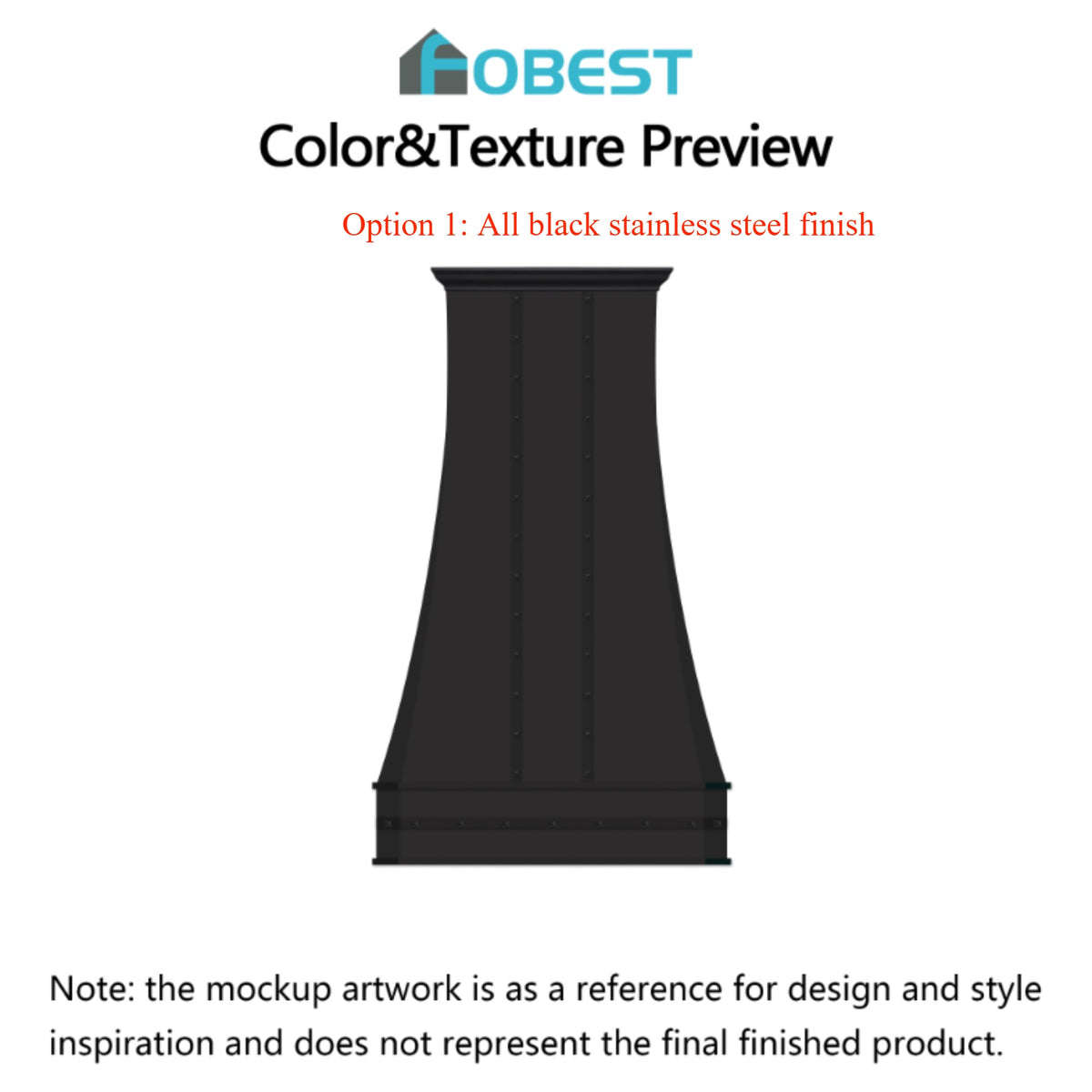 Fobest Custom Range Hood-Custom Link for Mike