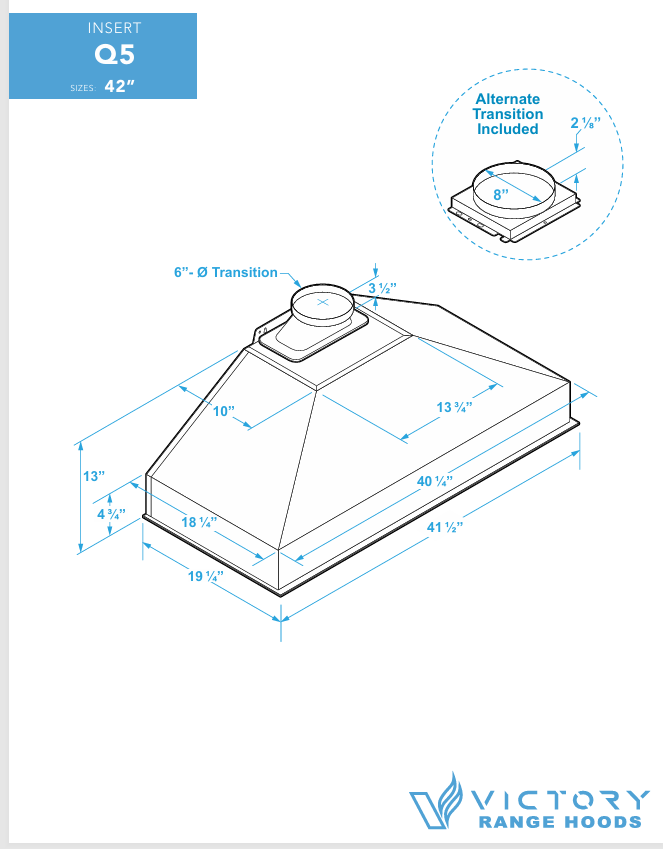 Fobest Custom Metal Range Hood FSS-561 Custom Link for Neil