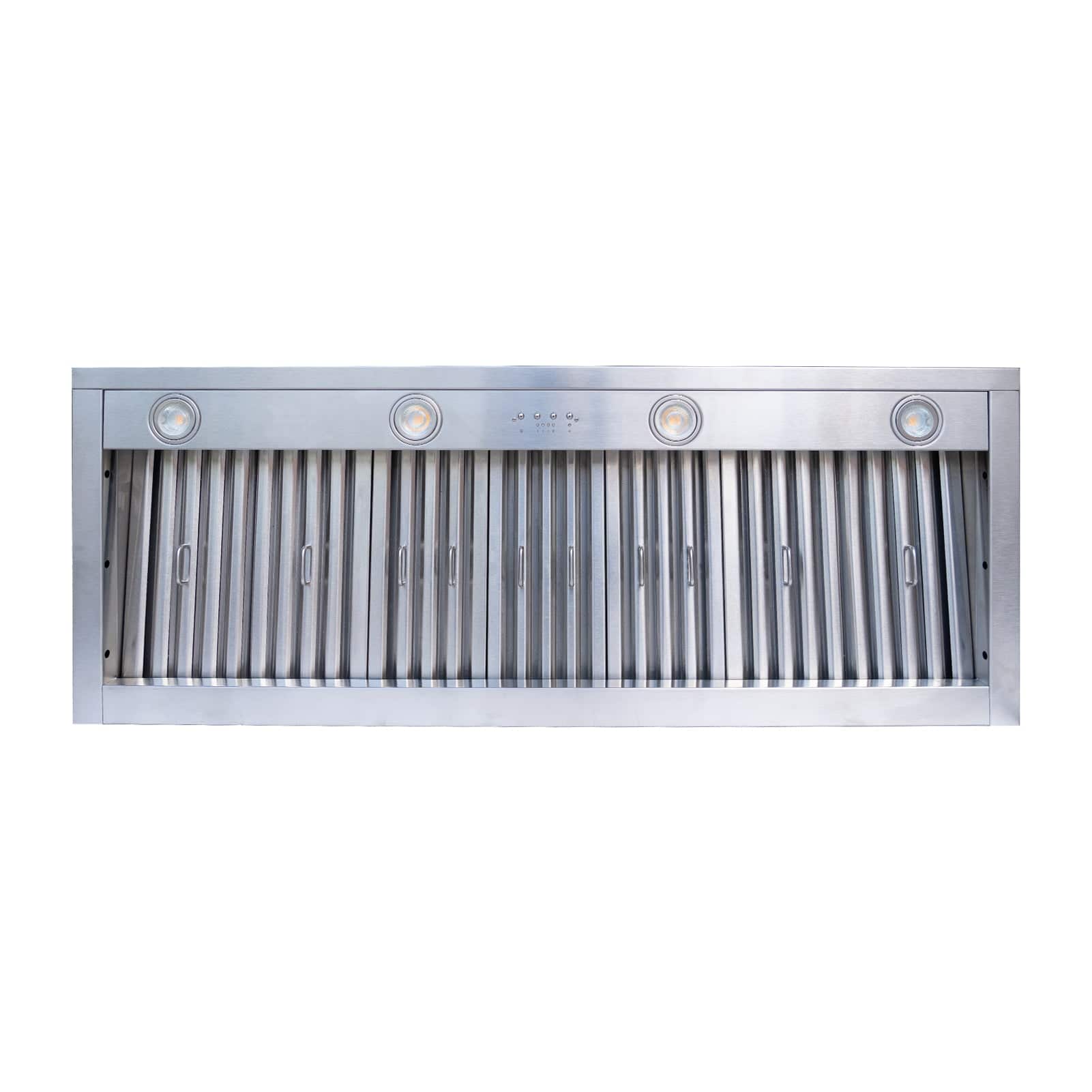 Fobest 48 inch 1150CFM Built-In Stainless Steel Range Hood Insert with LED lights-F0148 - -Fobest Appliance