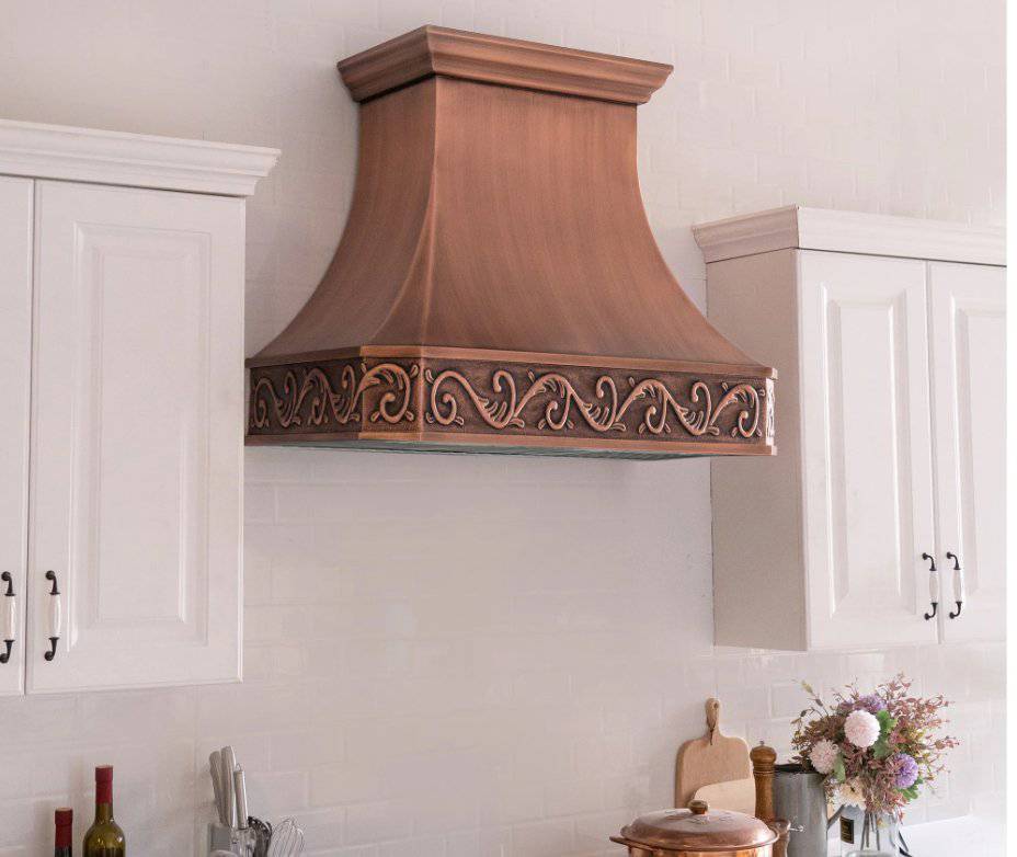 Fobest custom copper range hood FCP-69 - Deposit payment for Eva - -Fobest Appliance