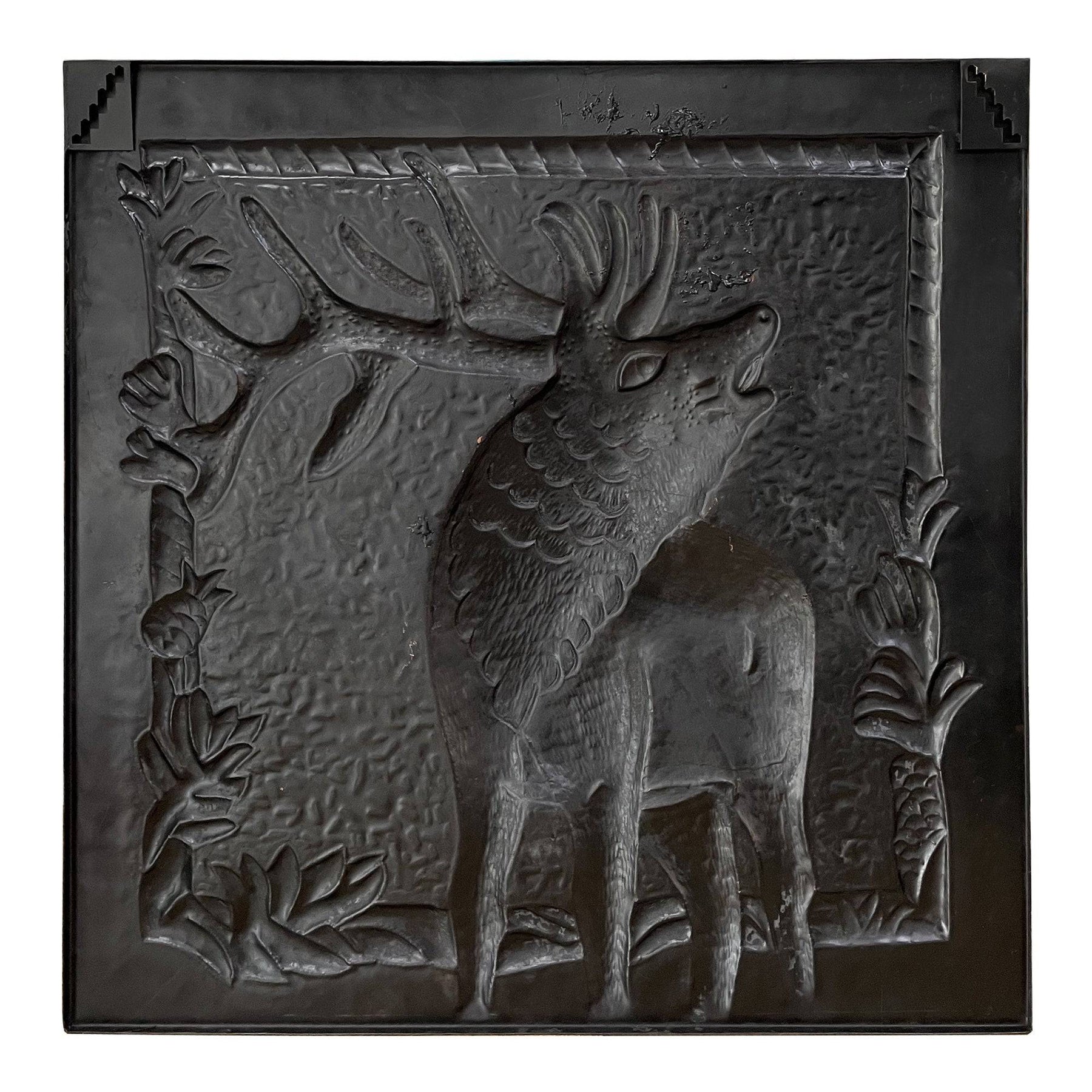 Fobest Handmade Copper Backsplash Kitchen Backsplash Wall Art Deer Design-BK7 - -Fobest Appliance