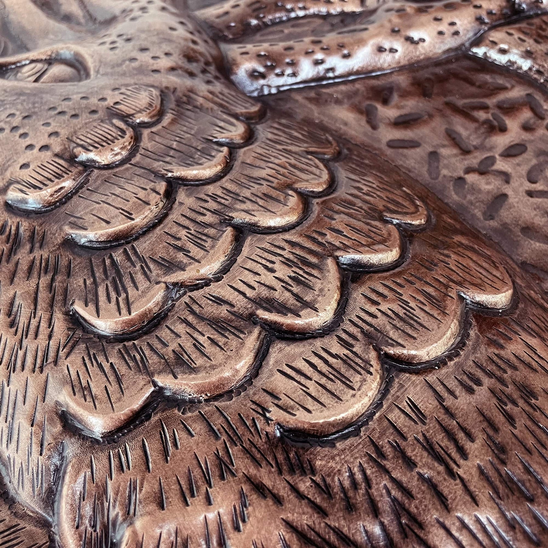 Fobest Handmade Copper Backsplash Kitchen Backsplash Wall Art Deer Design-BK7 - -Fobest Appliance