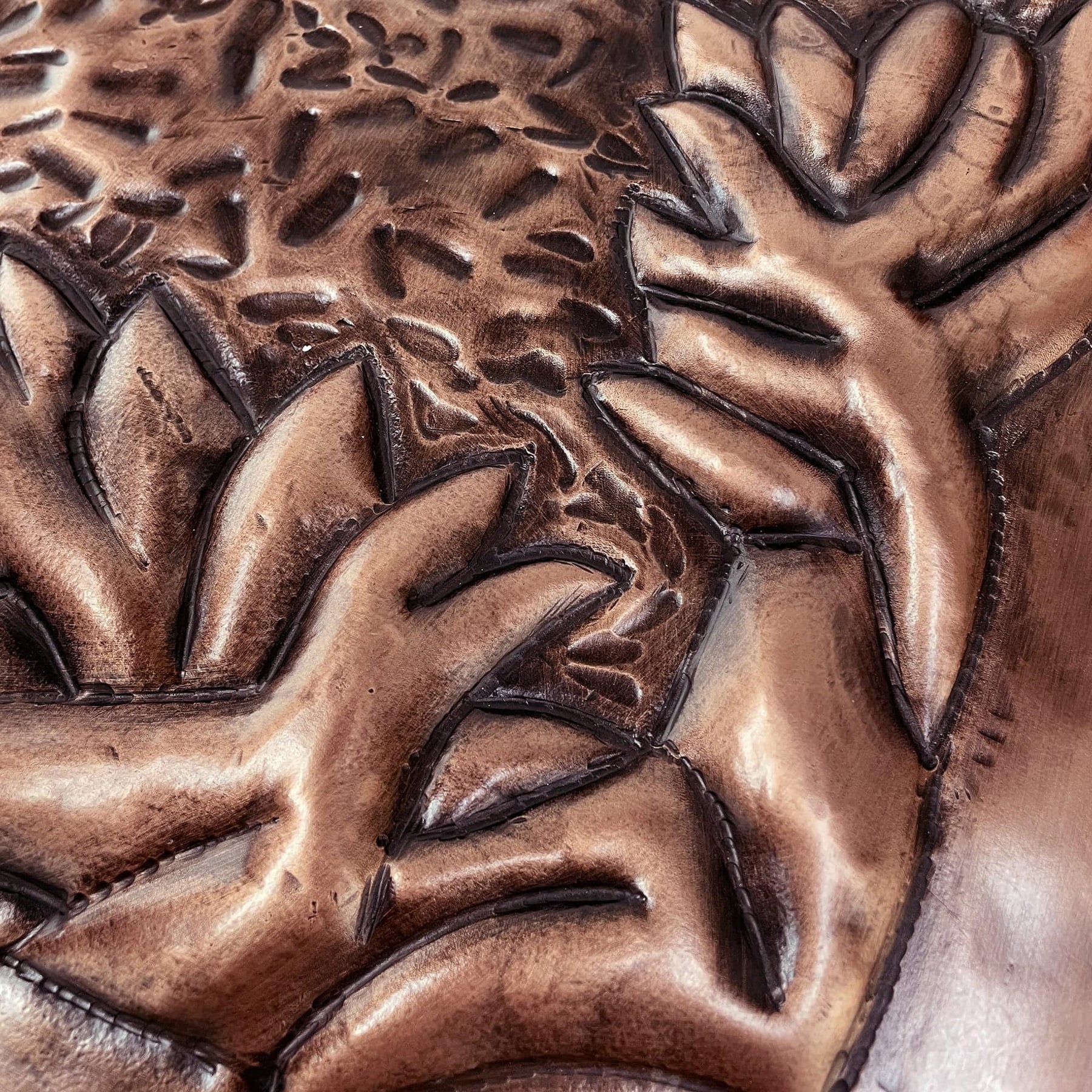 Fobest Handmade Copper Backsplash Kitchen Backsplash Wall Art Deer Design-BK7 - -Fobest Appliance