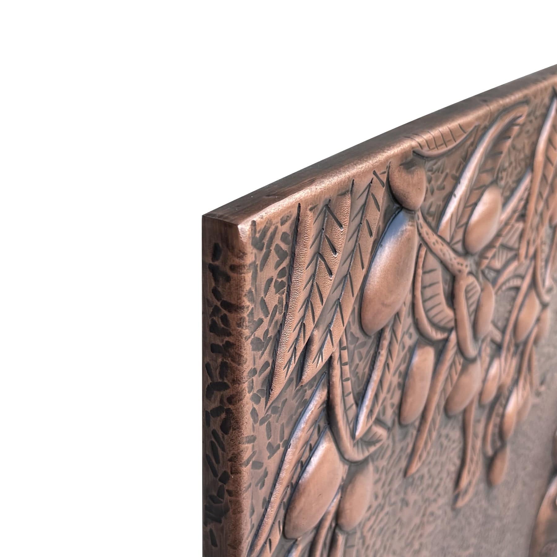 Fobest Handmade Copper Backsplash Kitchen Backsplash Wall Art Rural Design -BK4 - -Fobest Appliance